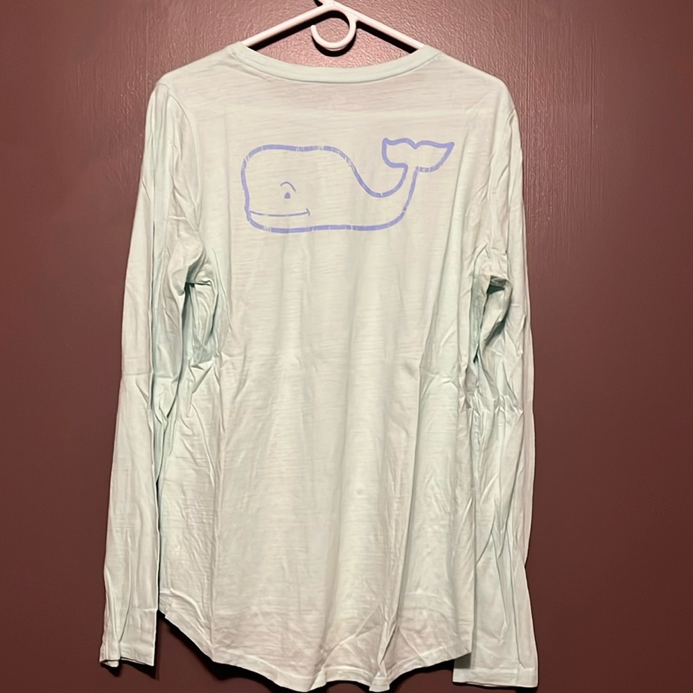 LS vintage whale slub tee